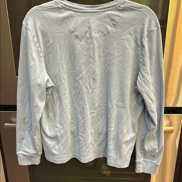 L.L. Bean Blue Pajama Top Relaxed Fit Sleepwear - Picture 3 of 3